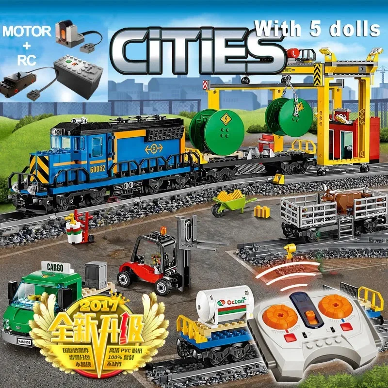 Compatible with 60052 Cargo Train Building Block Train 1033 pcs Brick Toy Remote Control MOC Display Model Christmas gift 02008
Compatible with 60052 Cargo Train Building Block Train 1033 pcs Brick Toy Remote Control MOC Display Model Christmas gift 02008