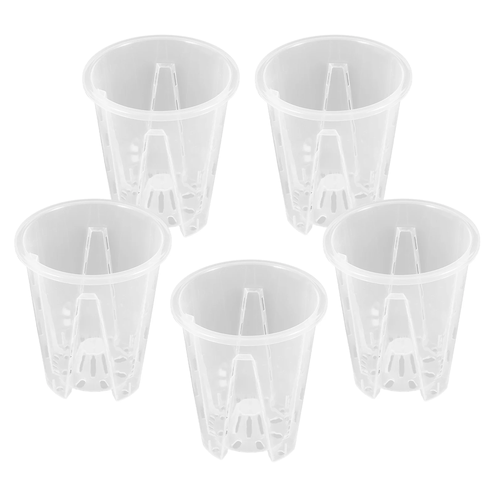 5 Pcs Transparent Orchid Root Control Pots Plant Nursery Supplies Indoor Garden Seedling Containers Plastic Planter with
5 Pcs Transparent Orchid Root Control Pots Plant Nursery Supplies Indoor Garden Seedling Containers Plastic Planter with