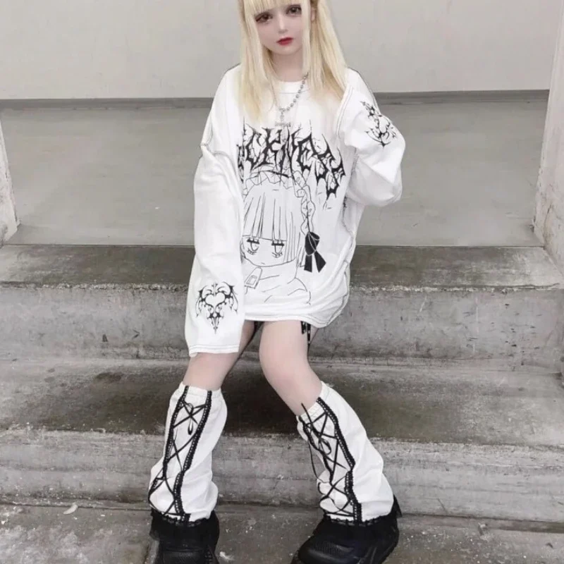 Streetwear T Shirts Women Clothing Print Long Sleeve Tees Casual Fashion Japanese Camisetas Cartoon Y2k Tops Oversized T-shirts
Streetwear T Shirts Women Clothing Print Long Sleeve Tees Casual Fashion Japanese Camisetas Cartoon Y2k Tops Oversized T-shirts