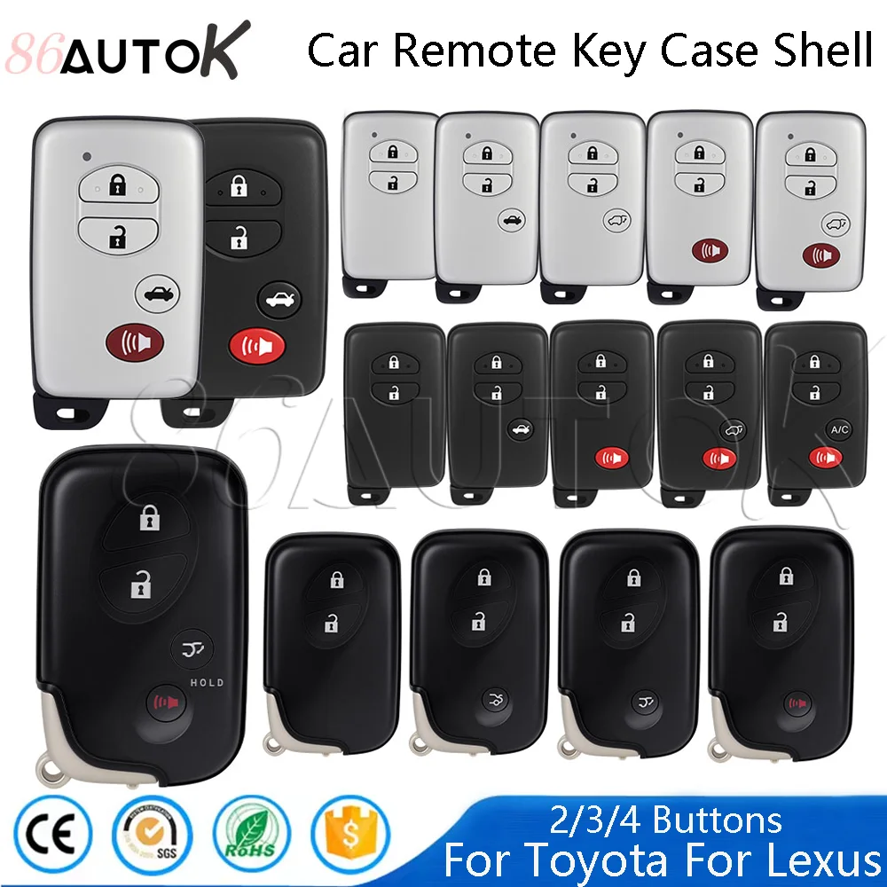 Remote Key Fob Case Shell For Lexus GX460 ES240 ES350 LS460 GS300 450h For Toyota Camry Prius RAV4 Avalon Corolla 2/3/4 Buttons
Remote Key Fob Case Shell For Lexus GX460 ES240 ES350 LS460 GS300 450h For Toyota Camry Prius RAV4 Avalon Corolla 2/3/4 Buttons