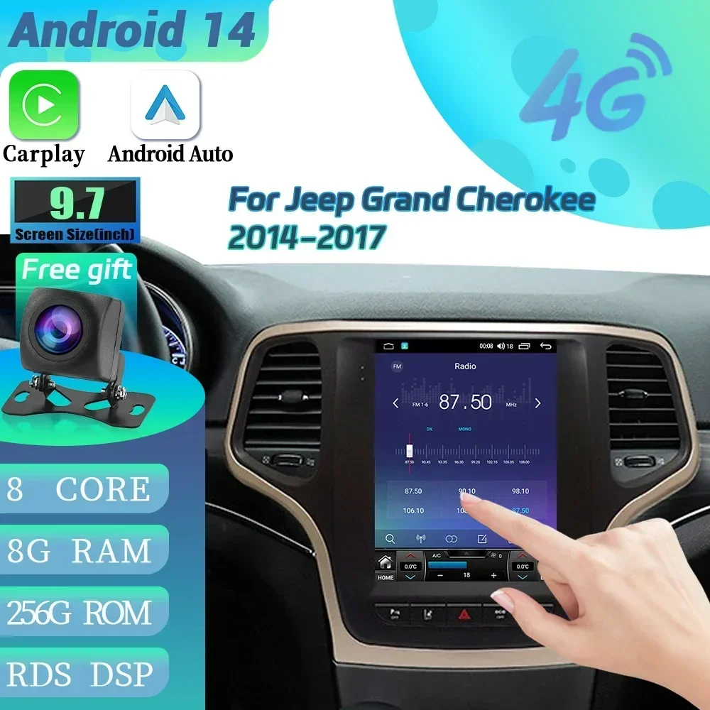 9.7inch Android 14 Car Radio For Jeep Grand Cherokee 2014-2017 Stereo Multimedia 4G GPS Wireless Bluetooth Carplay Touch Screen
9.7inch Android 14 Car Radio For Jeep Grand Cherokee 2014-2017 Stereo Multimedia 4G GPS Wireless Bluetooth Carplay Touch Screen
