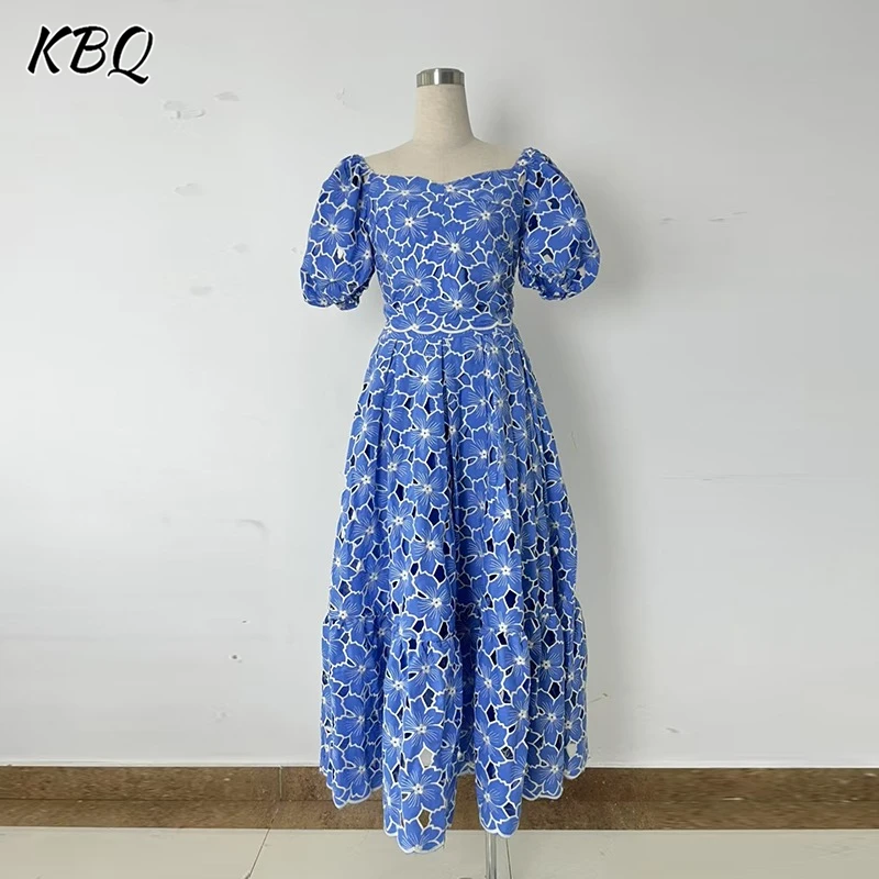 KBQ Hit Color Print Two Piece Sets for Women Square Collar Puff Short Sleeve Tunic Vest High Waist Long Dress Elegant Set Female
KBQ Hit Color Print Two Piece Sets for Women Square Collar Puff Short Sleeve Tunic Vest High Waist Long Dress Elegant Set Female