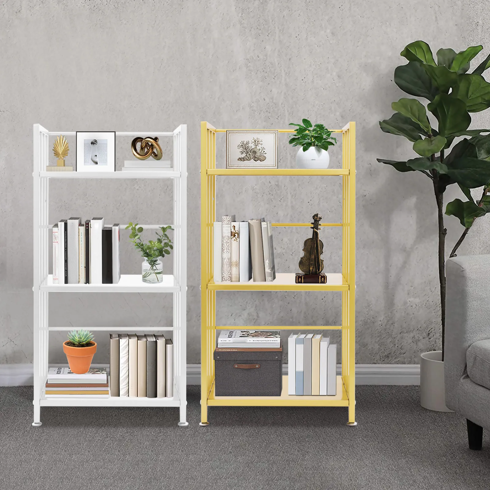 3-Tier Floor Standing Display Bookshelf Open Shelf Bookcase Display Rack For Home Decoration Storage and Display of Books Plants
3-Tier Floor Standing Display Bookshelf Open Shelf Bookcase Display Rack For Home Decoration Storage and Display of Books Plants