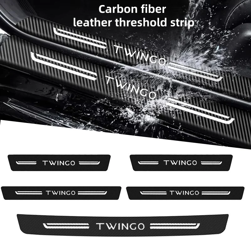 Carbon Fiber Car Door Pedal Strips For Renault Twingo Threshold Protective Tape Trunk Sill Bumper Anti-Scratch Guard Stickers
Carbon Fiber Car Door Pedal Strips For Renault Twingo Threshold Protective Tape Trunk Sill Bumper Anti-Scratch Guard Stickers
