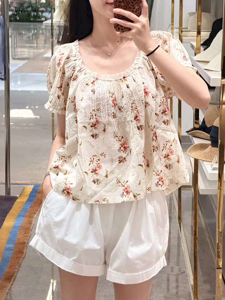Summer Floral Print round Neck Long Sleeve Ladies Set Casual Country Gentlewoman Style Short Dress And Top Two-Piece Suit
Summer Floral Print round Neck Long Sleeve Ladies Set Casual Country Gentlewoman Style Short Dress And Top Two-Piece Suit