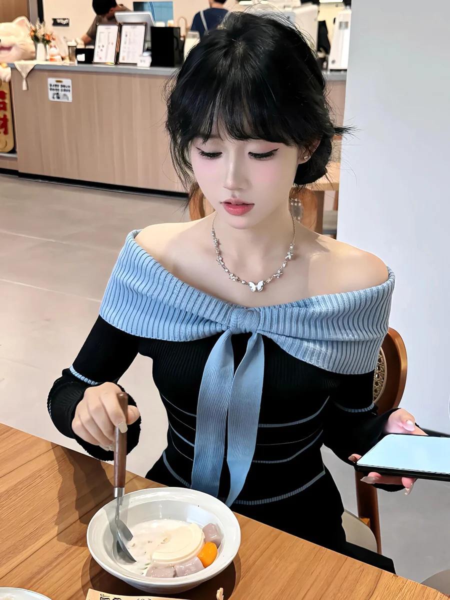 Стильный гонконгский вязаный топ с цветными блоками для женщин, базовый слой, весна-осень-зима, дизайн на одно плечо, универсальный.
Стильный гонконгский вязаный топ с цветными блоками для женщин, базовый слой, весна-осень-зима, дизайн на одно плечо, универсальный.