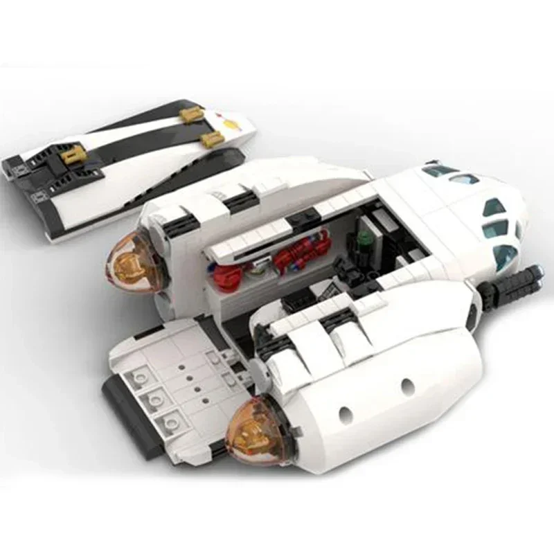 Technical Moc Bricks Spacecraft Model Star Trek Spacecraft Modular Building Blocks Gifts Toys For Children DIY Sets Assembling
Technical Moc Bricks Spacecraft Model Star Trek Spacecraft Modular Building Blocks Gifts Toys For Children DIY Sets Assembling