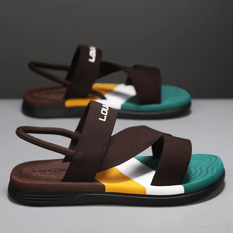 Men's Summer Outdoor Sports Anti-slip Beach Sandals Soft Bottom Slip-On Shoes Breathable Mesh Upper Lightweight EVA Insole
Men's Summer Outdoor Sports Anti-slip Beach Sandals Soft Bottom Slip-On Shoes Breathable Mesh Upper Lightweight EVA Insole