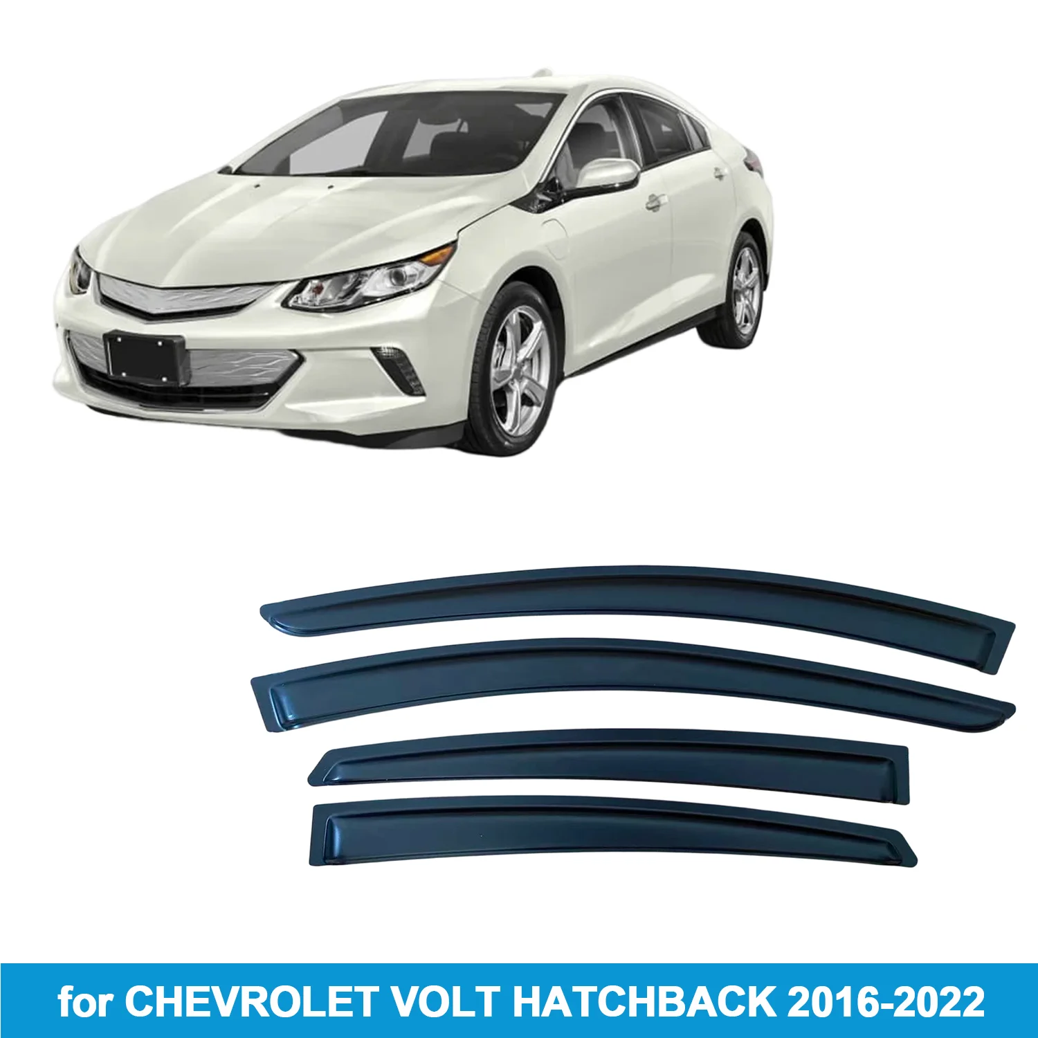 Window Visor for CHEVROLET VOLT HATCHBACK 2016-2022 Rain Guard Side Vent Deflector Weathershield Outside-Mount Tape On
Window Visor for CHEVROLET VOLT HATCHBACK 2016-2022 Rain Guard Side Vent Deflector Weathershield Outside-Mount Tape On