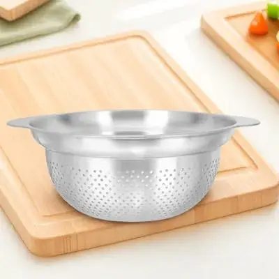 Stainless Steel Colander Thick Multiuse Basin Basket Food Strainer Vegetable Fruit Drainer Kitchen Cooking Strainers and
Stainless Steel Colander Thick Multiuse Basin Basket Food Strainer Vegetable Fruit Drainer Kitchen Cooking Strainers and