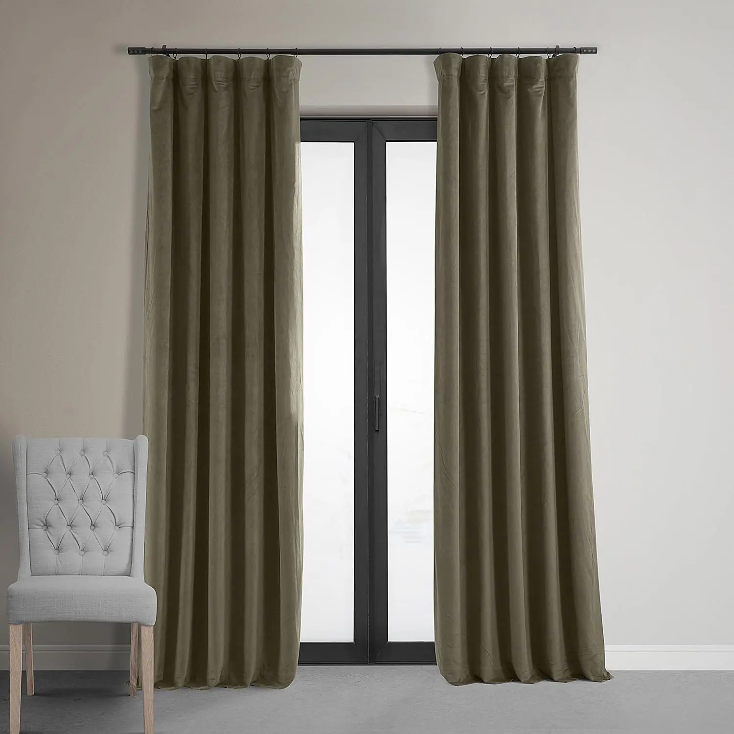 Signature Velvet Thermal Blackout Curtains for Living Room 96 Inch Long (1 Panel) Rod Pocket Insulated Blackout Curtains
Signature Velvet Thermal Blackout Curtains for Living Room 96 Inch Long (1 Panel) Rod Pocket Insulated Blackout Curtains