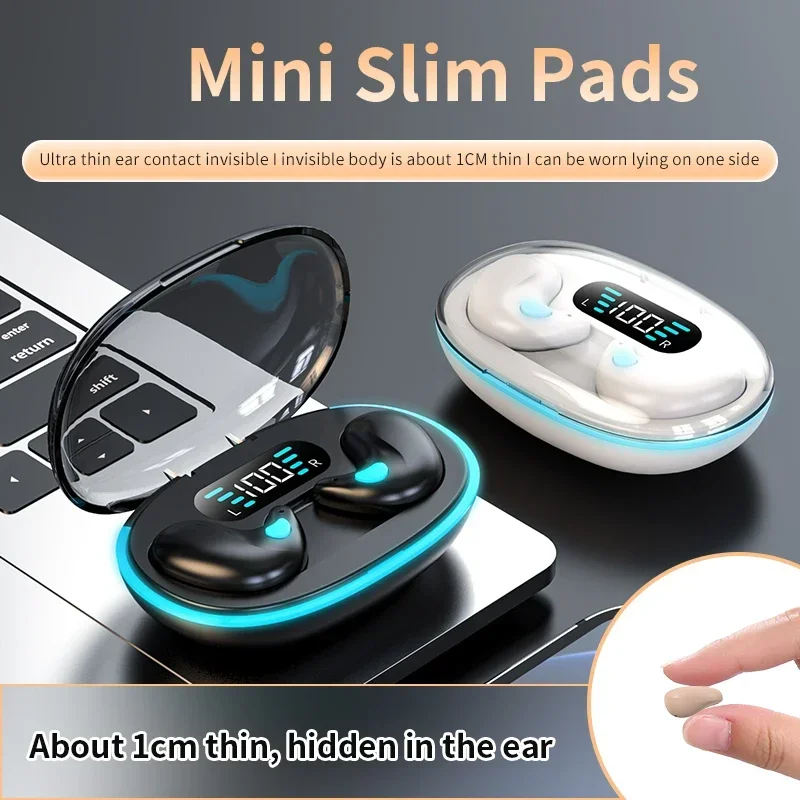 Hidden Headphones In Ear IPX5 Waterproof Wireless Bluetooth Earbuds with Mic HIFI Music Headset Sleep Invisible Earphone Mini
Hidden Headphones In Ear IPX5 Waterproof Wireless Bluetooth Earbuds with Mic HIFI Music Headset Sleep Invisible Earphone Mini