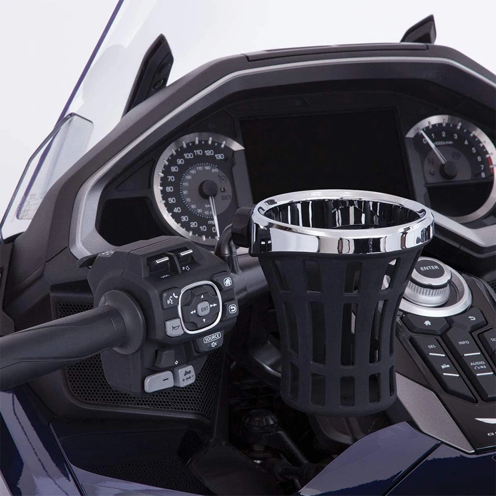 New Black Chrome Motorcycle Handlebar Mounted Drink Cup Driver Drink cup Holder For Yamaha XSR900 For Harlley For Honda GL1800
New Black Chrome Motorcycle Handlebar Mounted Drink Cup Driver Drink cup Holder For Yamaha XSR900 For Harlley For Honda GL1800