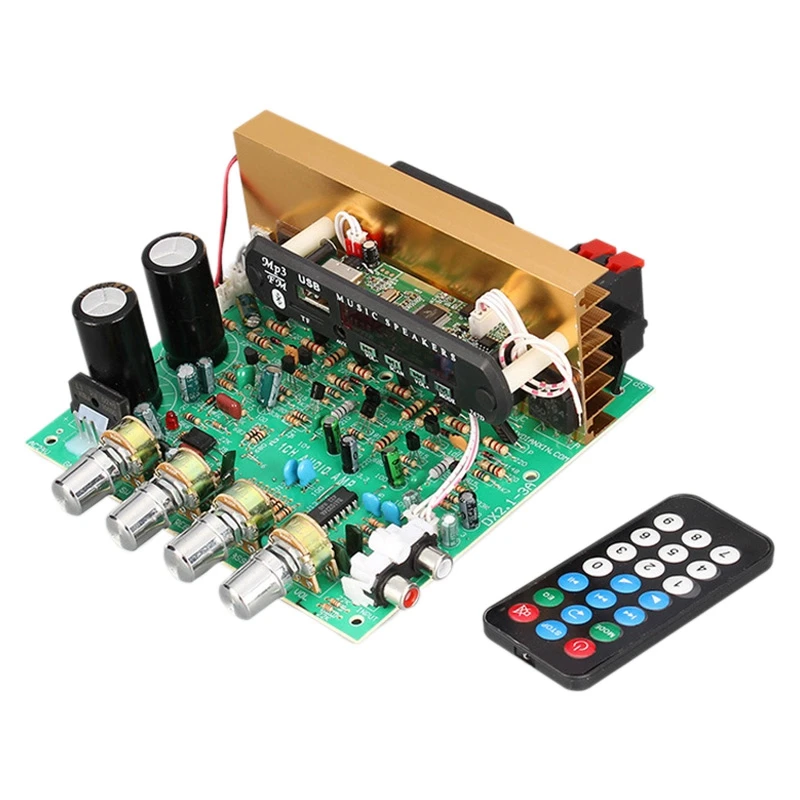 Плата усилителя Bluetooth 3X80W, 2,1 каналов, усилитель сабвуфера, аудиоплата с Aux, Fm, TF, U-диском, домашний кинотеатр «сделай сам»
Плата усилителя Bluetooth 3X80W, 2,1 каналов, усилитель сабвуфера, аудиоплата с Aux, Fm, TF, U-диском, домашний кинотеатр «сделай сам»