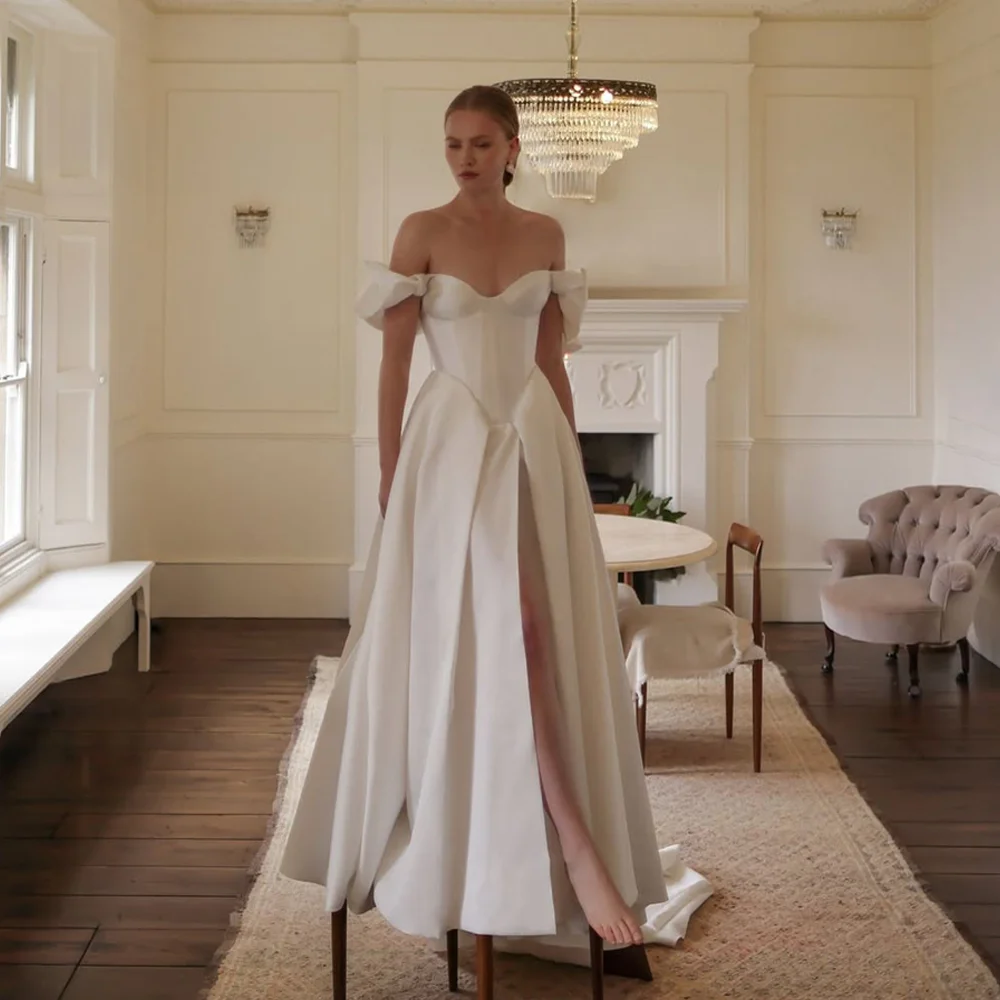 Свадебные платья трапециевидной формы в форме сердца для здания суда, атласные свадебные платья на молнии сзади, вечернее платье по индивидуальному заказу для свадьбы
Свадебные платья трапециевидной формы в форме сердца для здания суда, атласные свадебные платья на молнии сзади, вечернее платье по индивидуальному заказу для свадьбы