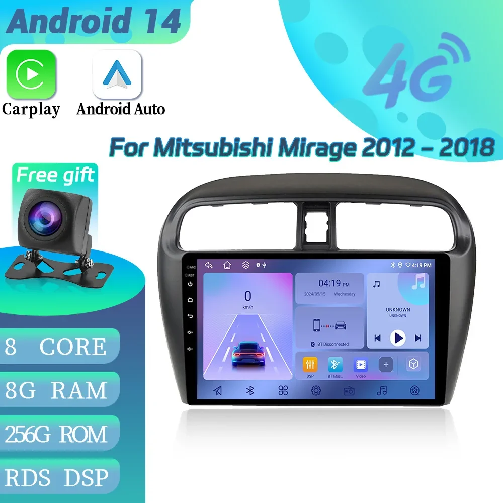 Для Mitsubishi Mirage 2012-2018 автомобильный радиоприемник мультимедийный видеоплеер навигация 4G GPS Android 14 беспроводной BT Carplay сенсорный экран
Для Mitsubishi Mirage 2012-2018 автомобильный радиоприемник мультимедийный видеоплеер навигация 4G GPS Android 14 беспроводной BT Carplay сенсорный экран