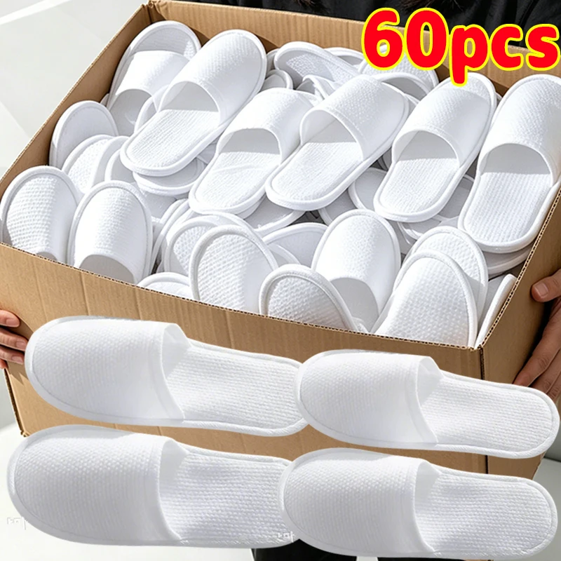 White Disposable Slipper Non-Slip House Slippers Individually Packaged Unisex Brushed Slides for Hotel Travel Households Shoes
White Disposable Slipper Non-Slip House Slippers Individually Packaged Unisex Brushed Slides for Hotel Travel Households Shoes