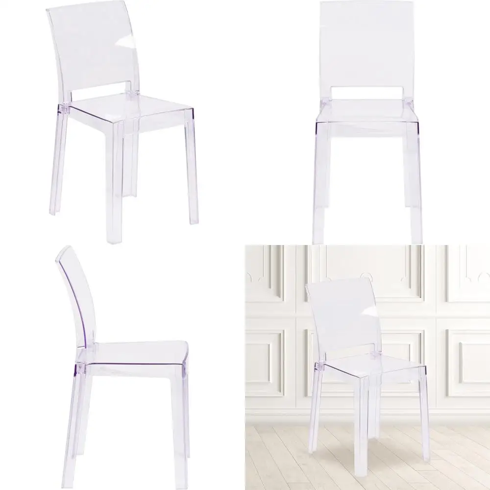 Crystal Clear Square Back Ghost Chair by Emilie
Crystal Clear Square Back Ghost Chair by Emilie