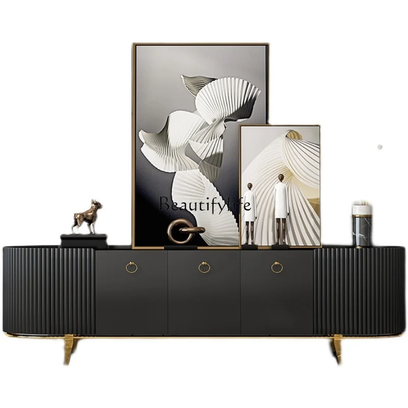 American light luxury stainless steel base TV cabinet modern simple living room locker
American light luxury stainless steel base TV cabinet modern simple living room locker