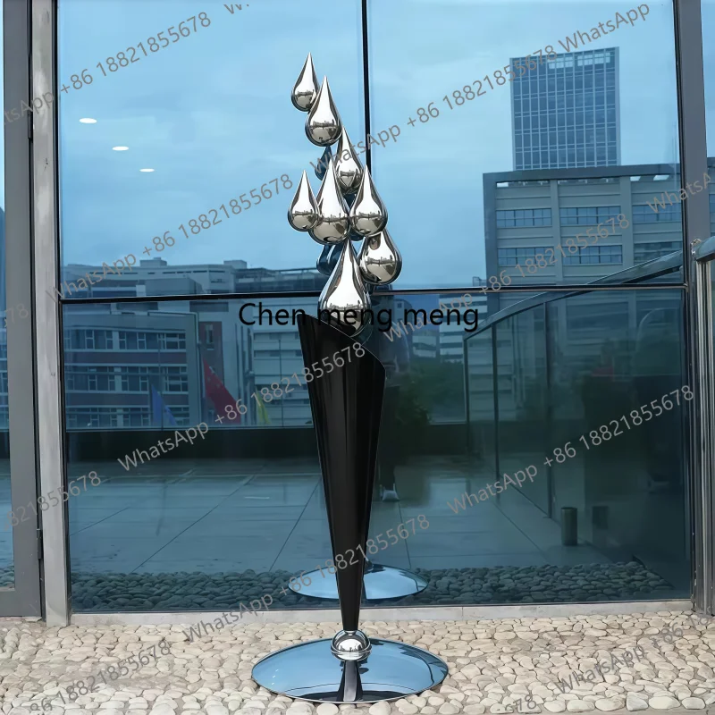Stainless Steel Metal Water Drop Indoor Decoration Artistic Living Room Corridor Hotel Shop Sculpture Metal Artwork
Stainless Steel Metal Water Drop Indoor Decoration Artistic Living Room Corridor Hotel Shop Sculpture Metal Artwork