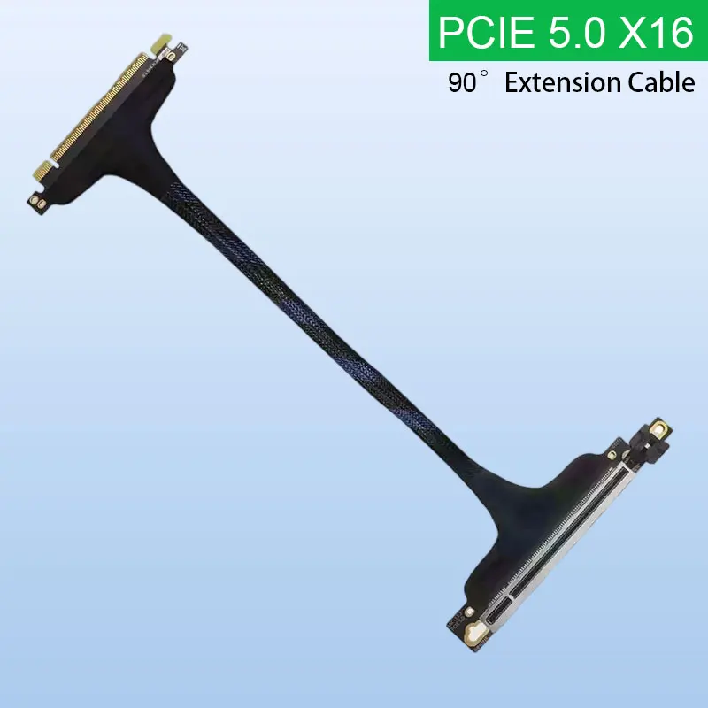 ADT-Link GEN5 90 ° Плетеный узкий удлинитель жгута проводов PCIE 5,0 X16, удлинительный кабель, видеокарта, аксессуары для игровых ПК
ADT-Link GEN5 90 ° Плетеный узкий удлинитель жгута проводов PCIE 5,0 X16, удлинительный кабель, видеокарта, аксессуары для игровых ПК