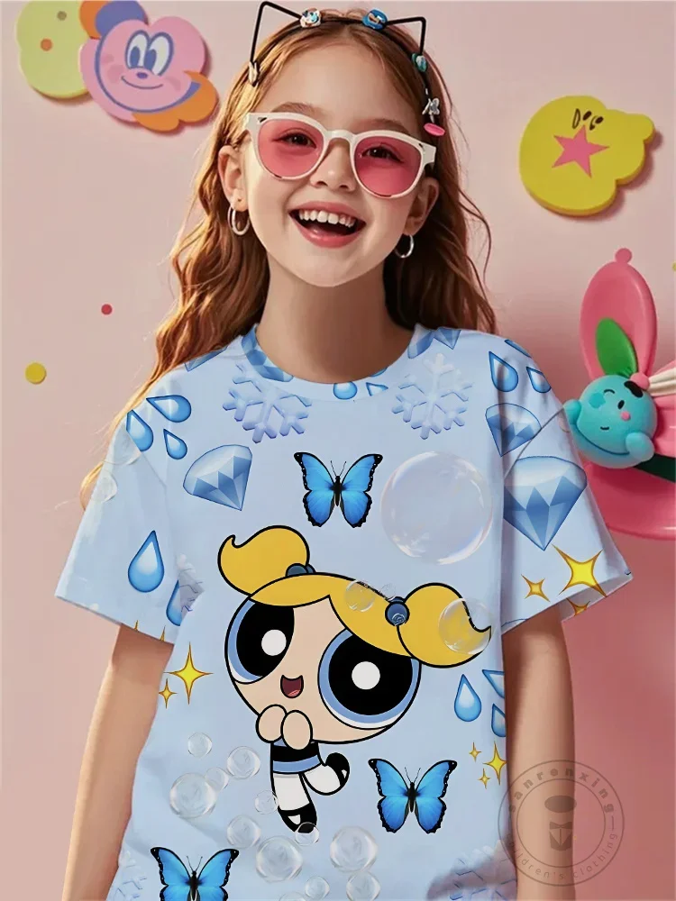 Новая футболка с 3D принтом Powerpuff для девочек, летний топ с круглым вырезом и короткими рукавами, детский наряд с героями мультфильмов для приключений
Новая футболка с 3D принтом Powerpuff для девочек, летний топ с круглым вырезом и короткими рукавами, детский наряд с героями мультфильмов для приключений