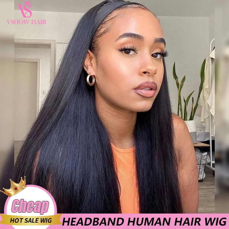 Brazilian Straight Headband Wigs Human Hair On Sale For Women Full Made Machine Virgin Human Hair Wigs 200% Density
Brazilian Straight Headband Wigs Human Hair On Sale For Women Full Made Machine Virgin Human Hair Wigs 200% Density