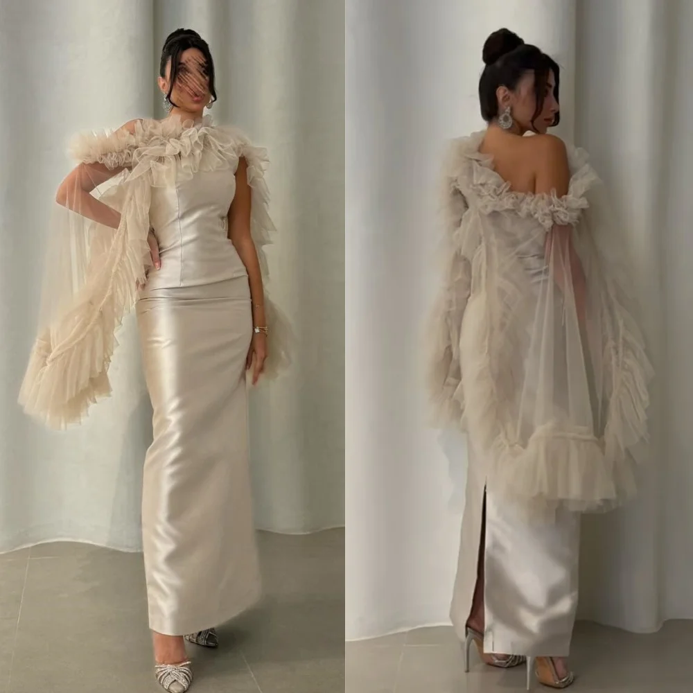 Customized Fashion Exquisite Pleat Ruched Straight Off-the-shoulder Midi Dresses Bespoke Occasion Dresses Matching Modern Style
Customized Fashion Exquisite Pleat Ruched Straight Off-the-shoulder Midi Dresses Bespoke Occasion Dresses Matching Modern Style