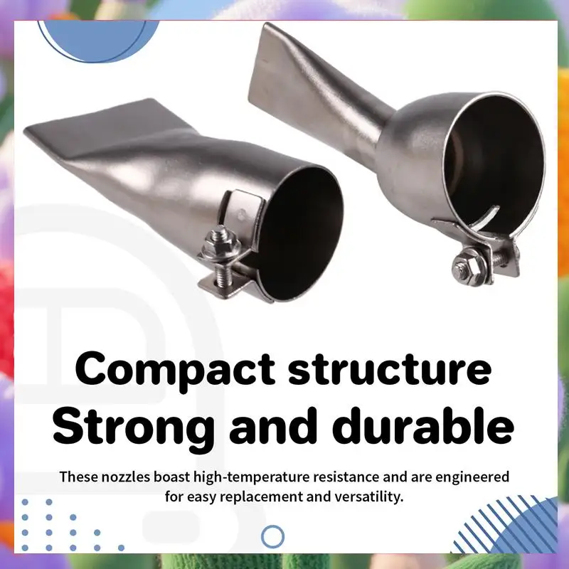Essential Welding Tools: 2Pcs Flat Nozzle Pack, 20Mm And 40Mm Stainless Steel, For Hot Air Welders-ABXK
Essential Welding Tools: 2Pcs Flat Nozzle Pack, 20Mm And 40Mm Stainless Steel, For Hot Air Welders-ABXK