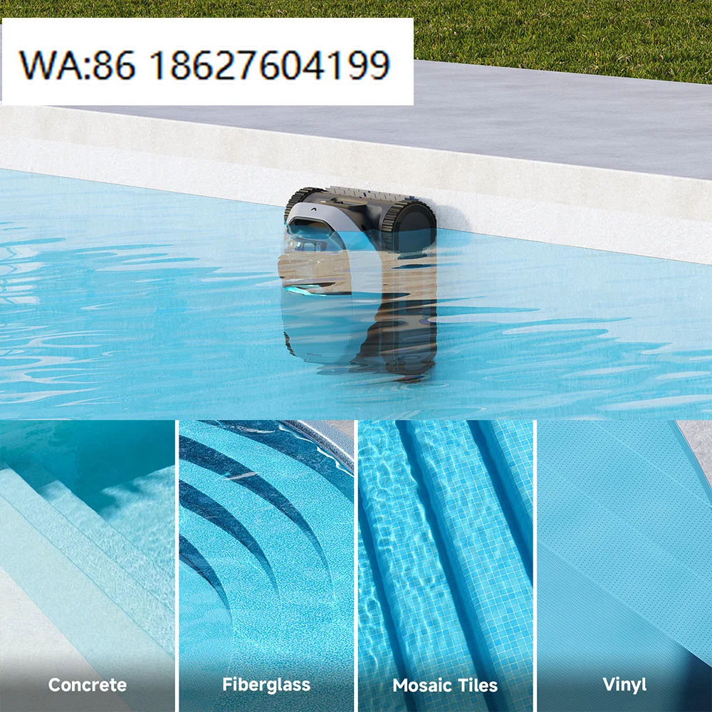 For Automatic Pool Cleaner Cordless Smart Sensor Navigation Eco Friendly 200 Coverage 4 Hour Runtime for Deep Floor/Wall Cleanin
For Automatic Pool Cleaner Cordless Smart Sensor Navigation Eco Friendly 200 Coverage 4 Hour Runtime for Deep Floor/Wall Cleanin