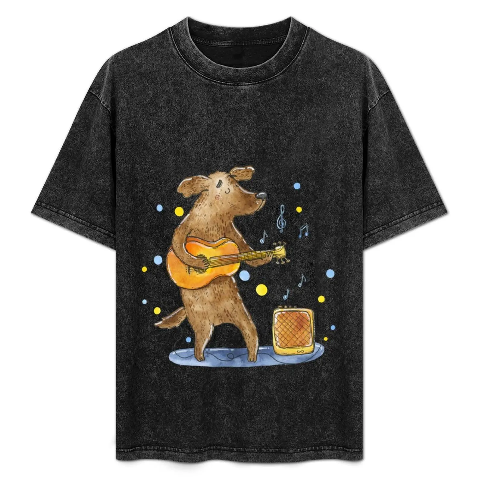 Musician dog by Tania Samoshkina T-Shirt Moisture Wicking Athletic T-Shirt
Musician dog by Tania Samoshkina T-Shirt Moisture Wicking Athletic T-Shirt