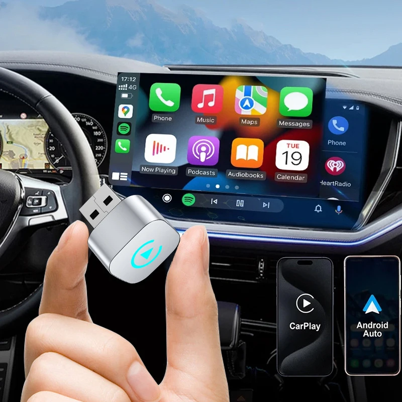 Wireless Carplay Adapter With Alarm Light For IPhone Android Auto 2in1 Wired To Wireless AI Box USB Connection For Truck Vehicle
Wireless Carplay Adapter With Alarm Light For IPhone Android Auto 2in1 Wired To Wireless AI Box USB Connection For Truck Vehicle