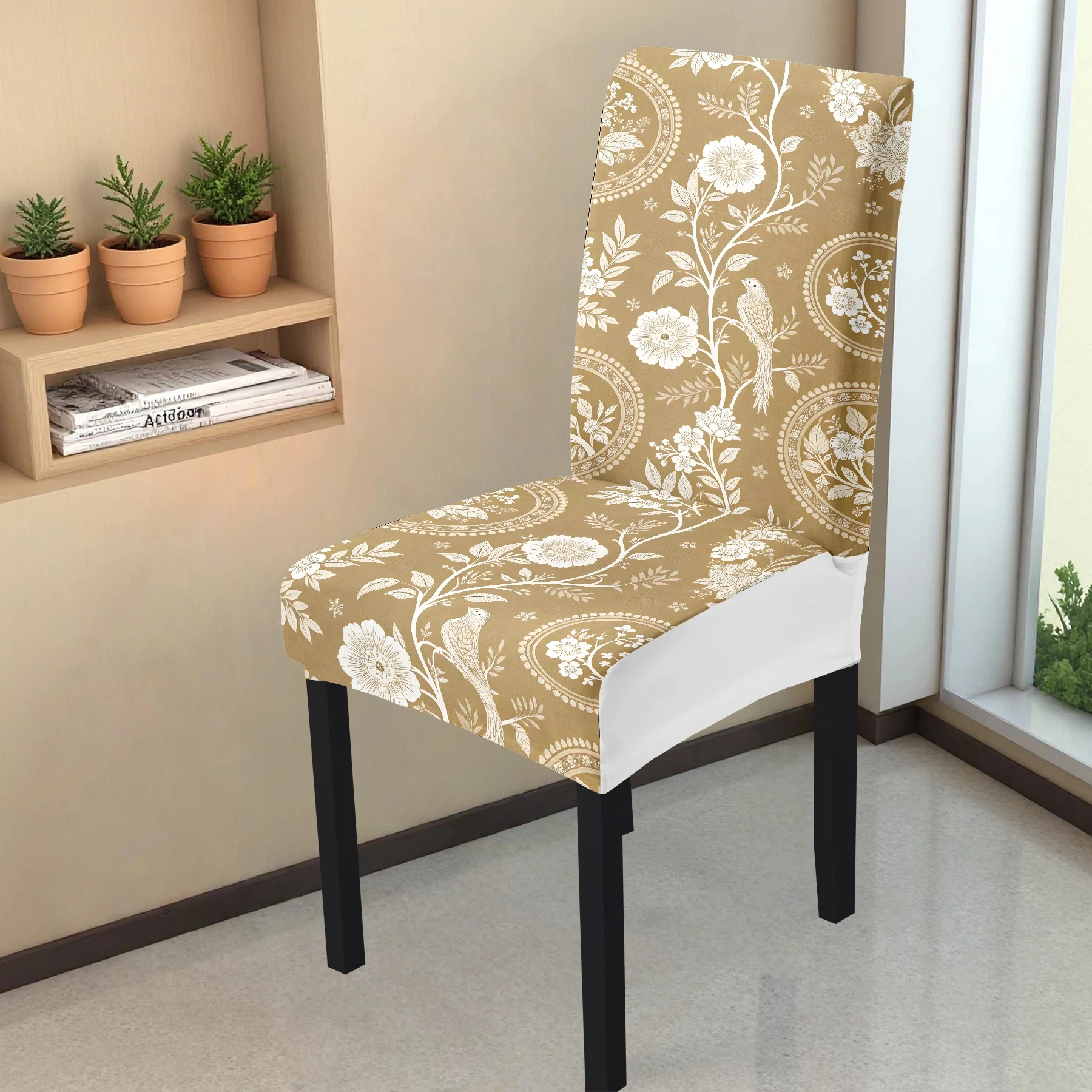 Elegant Floral & Bird Print Elastic Chair Cover, 2024 New Stretchable Full - Coverage Dining Chair Slipcover
Elegant Floral & Bird Print Elastic Chair Cover, 2024 New Stretchable Full - Coverage Dining Chair Slipcover