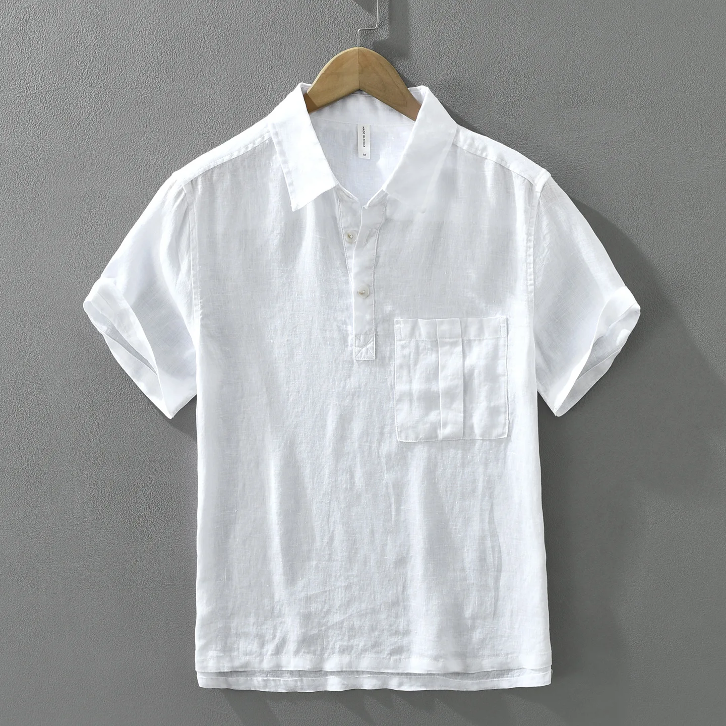 Pure Linen Short Sleeve Shirt Men's Summer Thin Breathable Sun Protection Pullover Shirt Loose Fit Casual Wear
Pure Linen Short Sleeve Shirt Men's Summer Thin Breathable Sun Protection Pullover Shirt Loose Fit Casual Wear