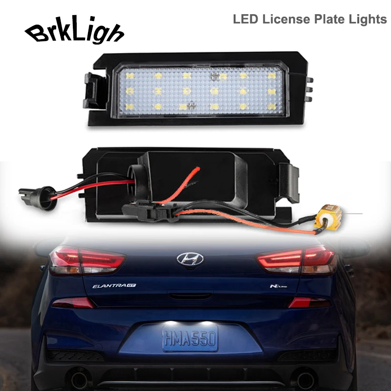 2Pcs For Hyundai Tucson Elantra Sonata I30 Venue LED License Plate Lights Kia Rio Niro K5 K7 Cadenza Car Rear Number Plate Lamps
2Pcs For Hyundai Tucson Elantra Sonata I30 Venue LED License Plate Lights Kia Rio Niro K5 K7 Cadenza Car Rear Number Plate Lamps