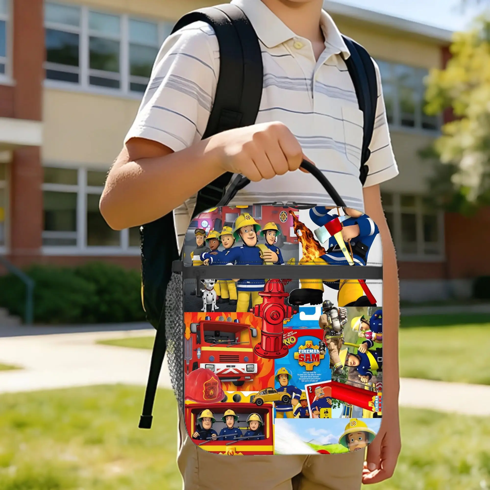 Firemans Sams Insulated Lunch Bags Portable Kids Movies Hero Lunch Container Thermal Bag Tote Lunch Box Office Bento Pouch
Firemans Sams Insulated Lunch Bags Portable Kids Movies Hero Lunch Container Thermal Bag Tote Lunch Box Office Bento Pouch