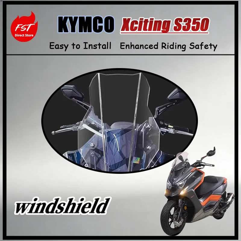 FOR KYMCO Xciting S350 Wind Deflector New Release Straight Wide Large Design Optical Grade HD Clarity OEM Precision Fit
FOR KYMCO Xciting S350 Wind Deflector New Release Straight Wide Large Design Optical Grade HD Clarity OEM Precision Fit
