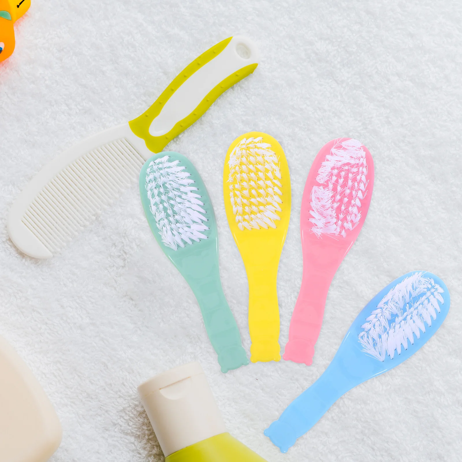 10pcs Baby Hair Comb Mini Plastic Brush Soft Infant Grooming Girl Cradle Cap Lightweight Practical Easy Carry Detangle Knots
10pcs Baby Hair Comb Mini Plastic Brush Soft Infant Grooming Girl Cradle Cap Lightweight Practical Easy Carry Detangle Knots