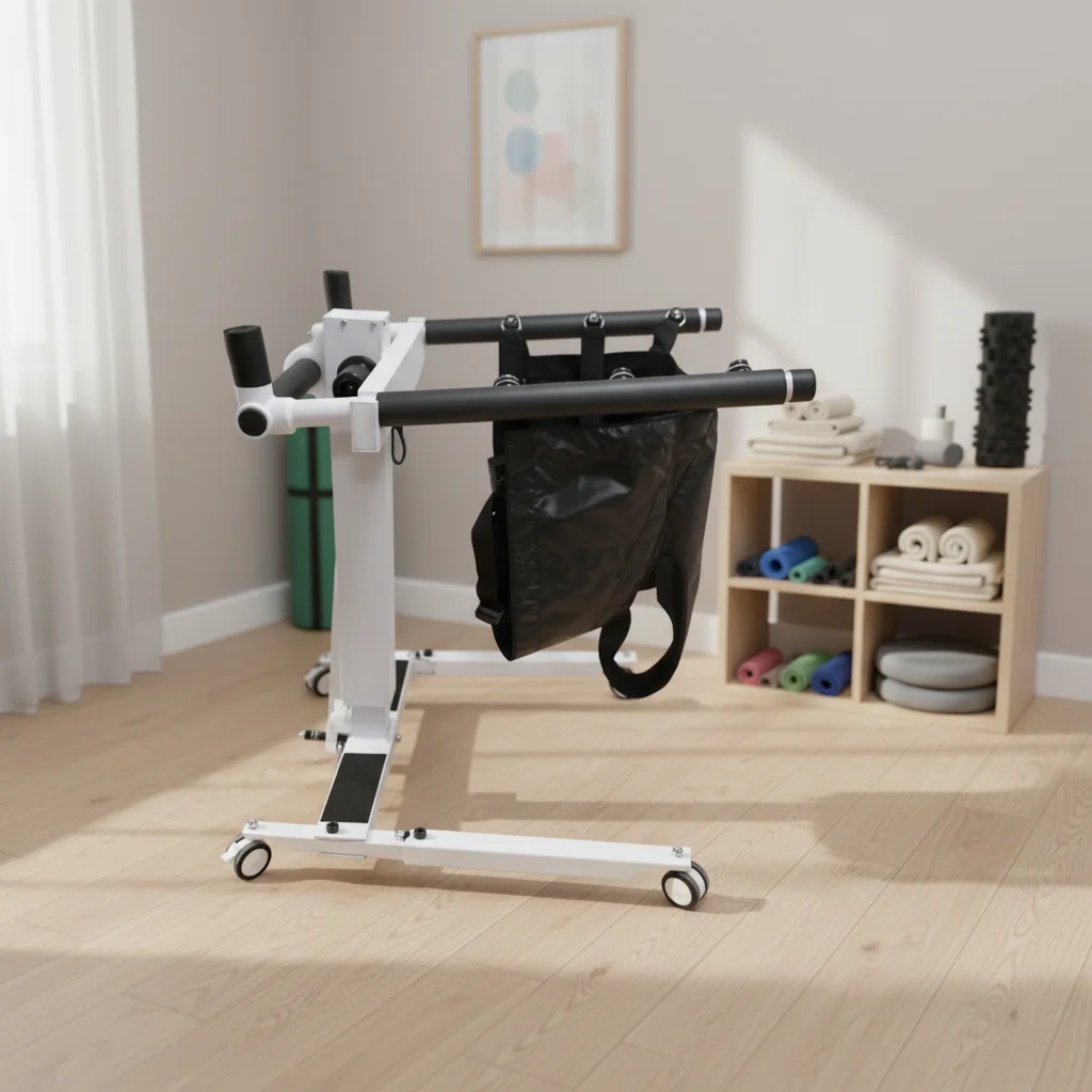 Foldable Patient Transfer Lift Electric Sit to Stand Mobility Aid Adjustable Support for Seniors Home Nursing Use
Foldable Patient Transfer Lift Electric Sit to Stand Mobility Aid Adjustable Support for Seniors Home Nursing Use