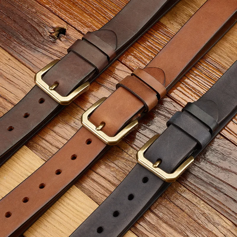 Мужской пояс из натуральной яловой кожи с медной пряжкой, винтажный пояс в британском стиле, мужской ремень высокого качества, повседневные ремни с игольной пряжкой
Мужской пояс из натуральной яловой кожи с медной пряжкой, винтажный пояс в британском стиле, мужской ремень высокого качества, повседневные ремни с игольной пряжкой