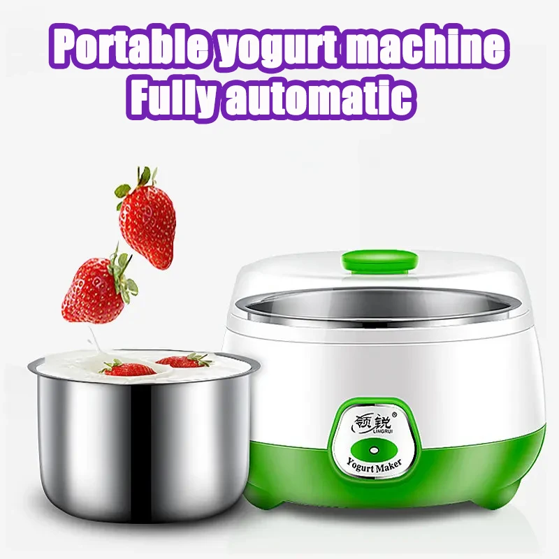2024 New Yogurt Maker Mini Automatic Yogurt Machine Household DIY Portable Yogurt Tools Kitchen Appliances Stainless Steel Tank
2024 New Yogurt Maker Mini Automatic Yogurt Machine Household DIY Portable Yogurt Tools Kitchen Appliances Stainless Steel Tank