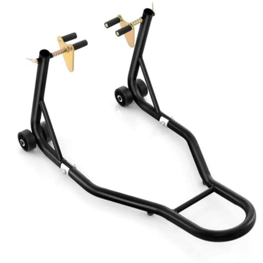 TANGZON Motorcycle Front Paddock Stand Universal Width-adjustable Front Wheel Lift with 4 Wheels Non-slip Pads L-shaped Metal M
TANGZON Motorcycle Front Paddock Stand Universal Width-adjustable Front Wheel Lift with 4 Wheels Non-slip Pads L-shaped Metal M