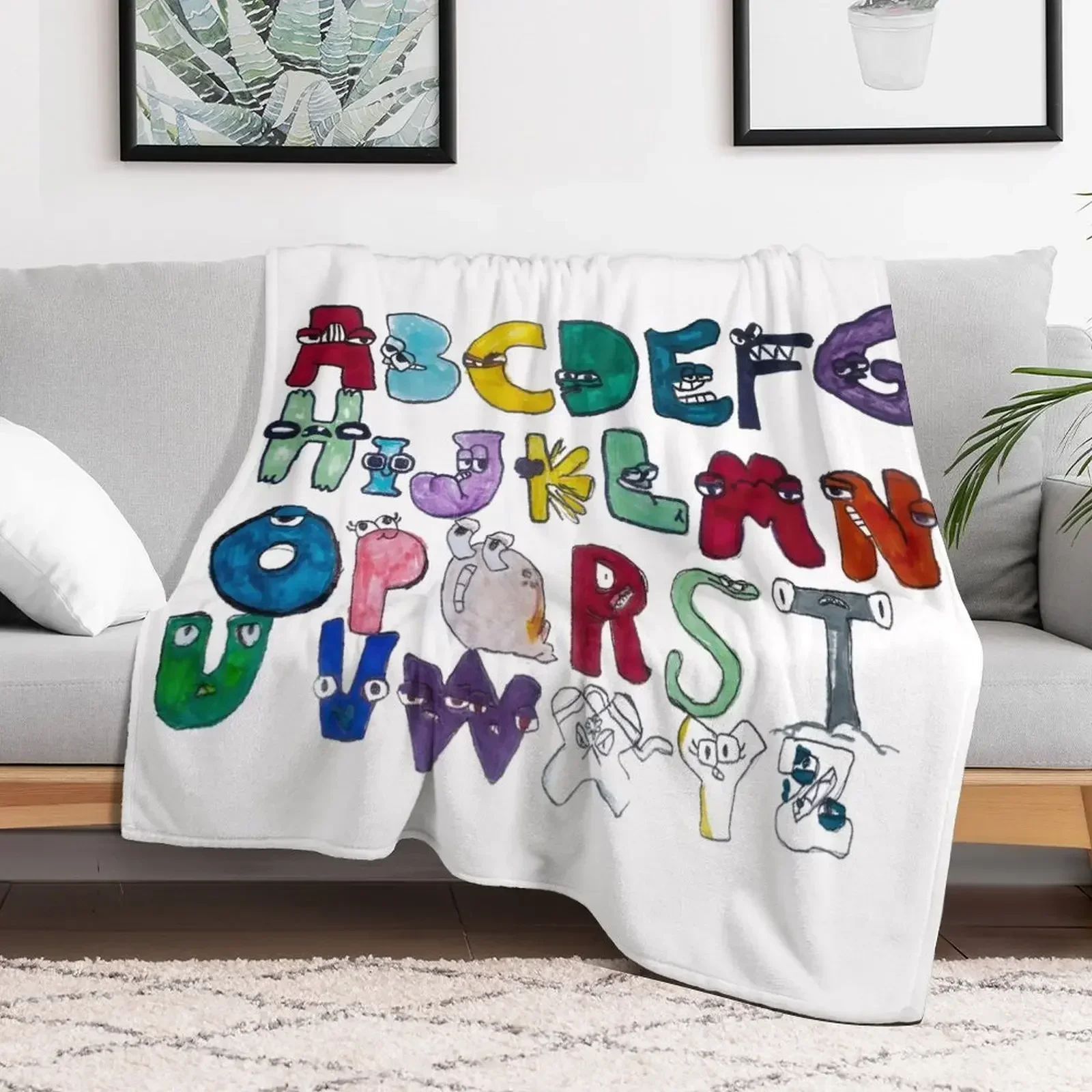 Hand drawn funny alphabet lore, english fonts with faces Throw Blanket Flannels Large warm winter Furrys Blankets
Hand drawn funny alphabet lore, english fonts with faces Throw Blanket Flannels Large warm winter Furrys Blankets