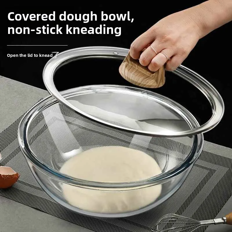 Thickened Home Use Glass Bowl Large Size Transparent Dough Mixing Bowl High Temperature Resistant Baking Mixing Bowl
Thickened Home Use Glass Bowl Large Size Transparent Dough Mixing Bowl High Temperature Resistant Baking Mixing Bowl