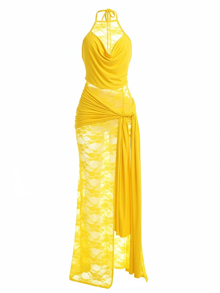 Summer Slit Cover Ups Dress Women Swimsuit Spaghetti Strap Robes Bathing Suit 2026 New Lace Beach Holiday Maxi Dresses Cover-Up
Summer Slit Cover Ups Dress Women Swimsuit Spaghetti Strap Robes Bathing Suit 2026 New Lace Beach Holiday Maxi Dresses Cover-Up