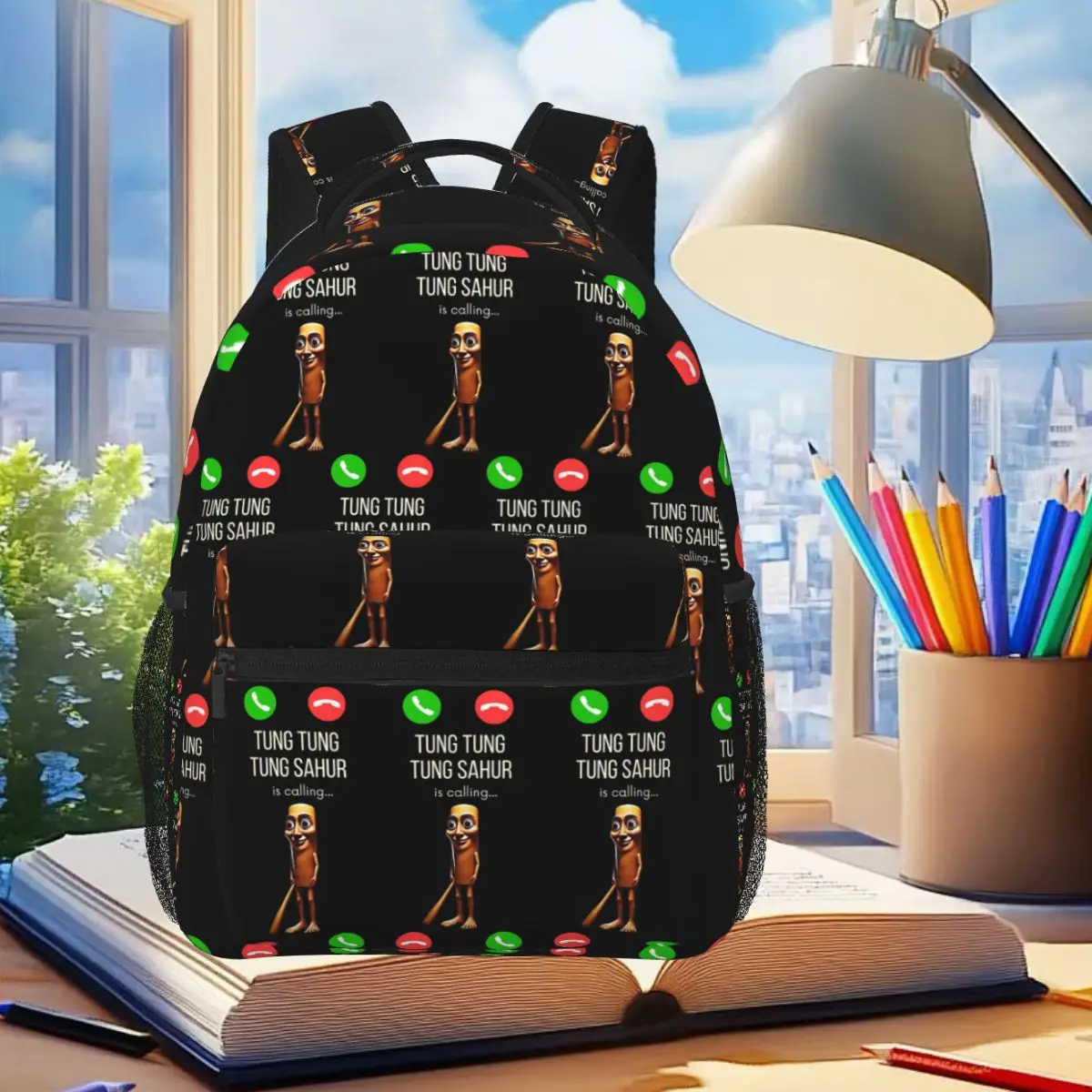 Tung Tung Tung Sahur Italian Brainrot Backpack Student Boys Girls BookBag Kids School Bag Laptop Shoulder Bags for Men Women
Tung Tung Tung Sahur Italian Brainrot Backpack Student Boys Girls BookBag Kids School Bag Laptop Shoulder Bags for Men Women