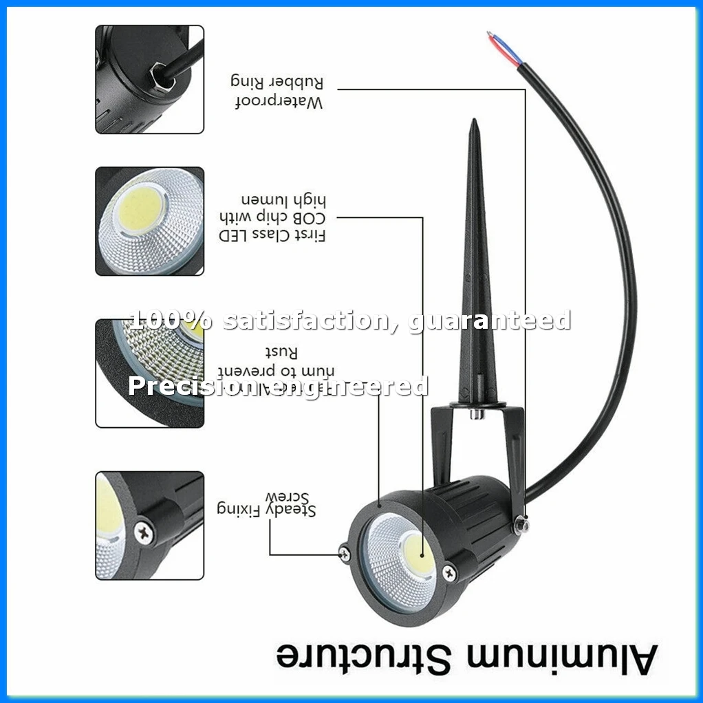4 Packs Garden Spot Lights Outdoor Landscape LED Lamp Pathway Yard Waterproof-AD23
4 Packs Garden Spot Lights Outdoor Landscape LED Lamp Pathway Yard Waterproof-AD23