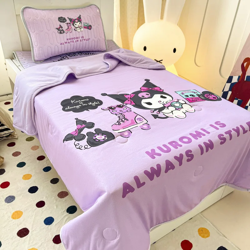 Kawaii Sanrio Hello Kitty Kuromi Cinnamoroll Washed Double-layer Gauze Summer Blanket Cartoon Breathable Quilt Girls Gifts Toys
Kawaii Sanrio Hello Kitty Kuromi Cinnamoroll Washed Double-layer Gauze Summer Blanket Cartoon Breathable Quilt Girls Gifts Toys