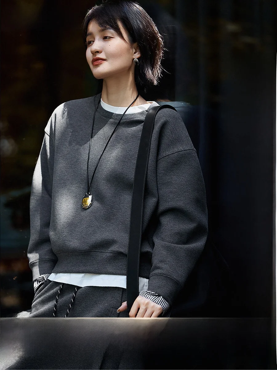 Casual Faux Two-Piece Set Women's High Waist Skirt And Sweatirt Breathable Spring Autumn Winter Faion Ensemble
Casual Faux Two-Piece Set Women's High Waist Skirt And Sweatirt Breathable Spring Autumn Winter Faion Ensemble