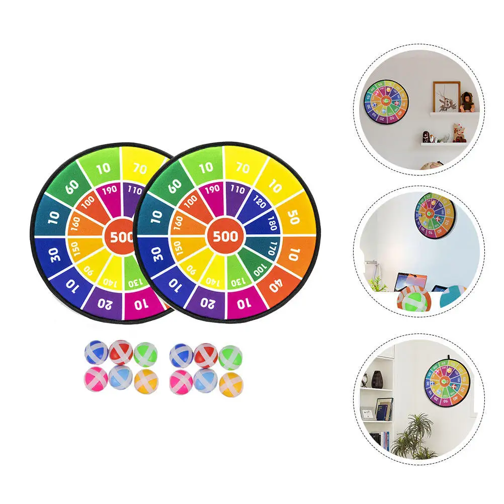 2Sets Dart Board Fun Throwing Game Indoor Sports Accessory Family Kids Educational Sticky Board Set Toy Kids Toy
2Sets Dart Board Fun Throwing Game Indoor Sports Accessory Family Kids Educational Sticky Board Set Toy Kids Toy